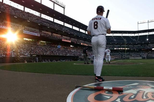 When his ironman streak finally ended, Cal Ripken had played in an amazing 2,632 consecutive games. But the moment most sealed in our memory of Ripken's run in when Orioles shortstop surged past Lou Gehrig's previous mark of 2,130 straight games. Ripken moved past the milestone in impressive style, hitting homers in the game he tied Gehrig, and the game he passed him.