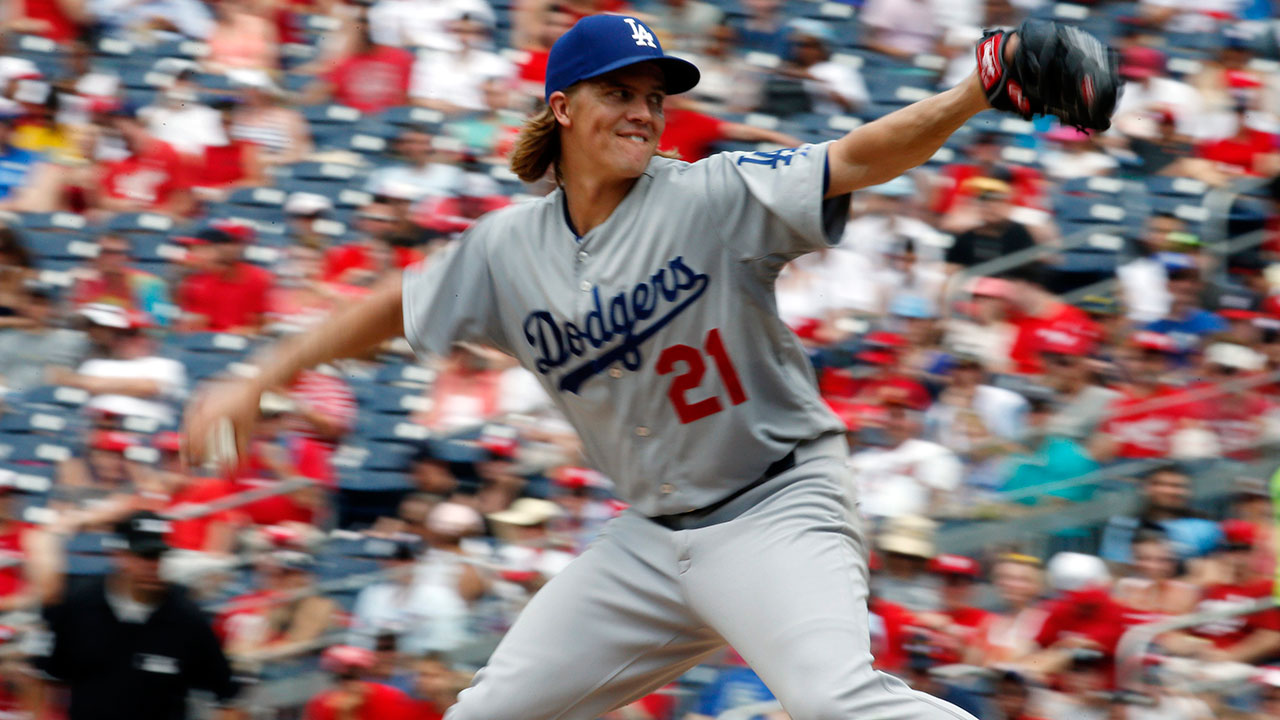Los Angeles Dodgers starting pitcher Zack Greinke. (Alex Brandon/AP)