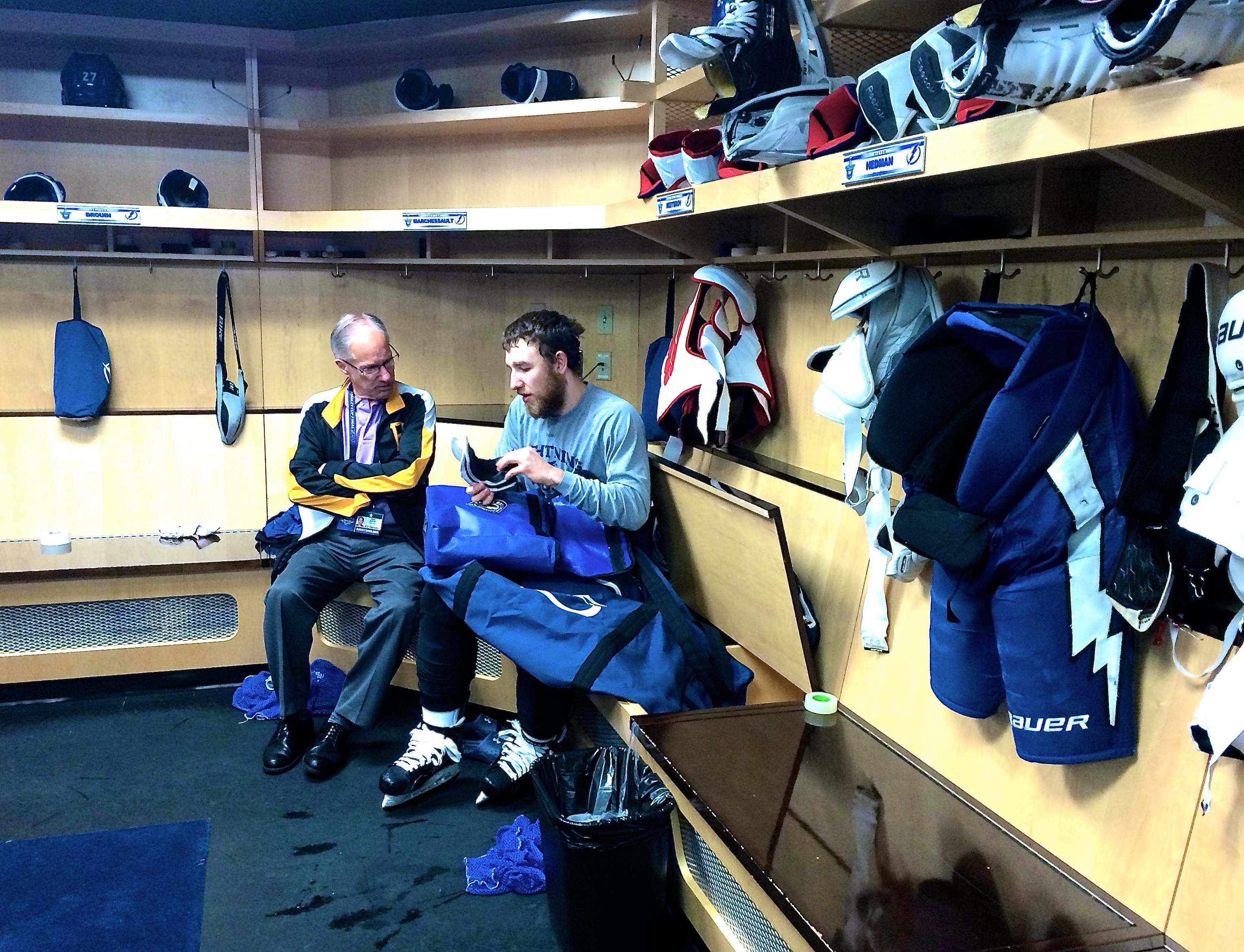 Mike Doc Emrick; Nikita Nesterov; Tampa Bay Lightning