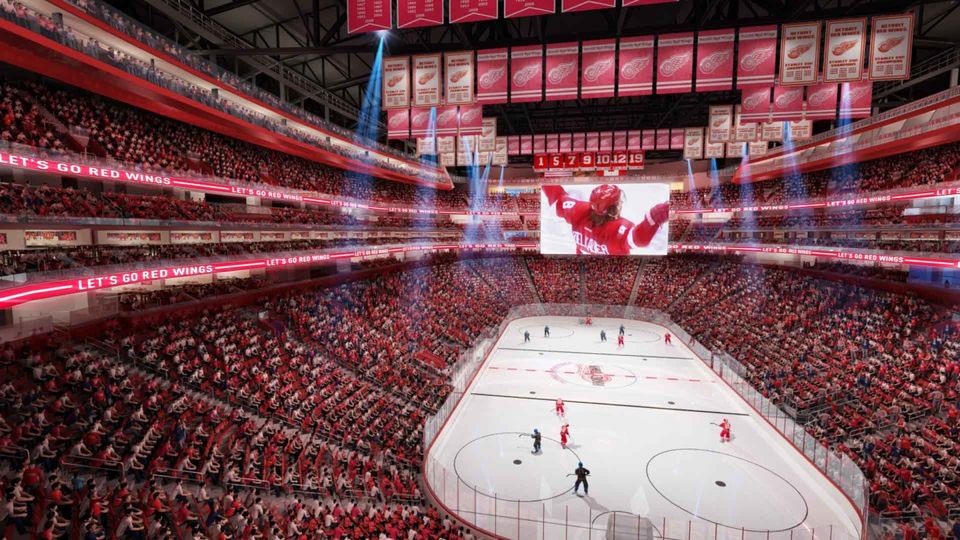 A Look Inside Detroit Red Wings Future Arena Sportsnetca