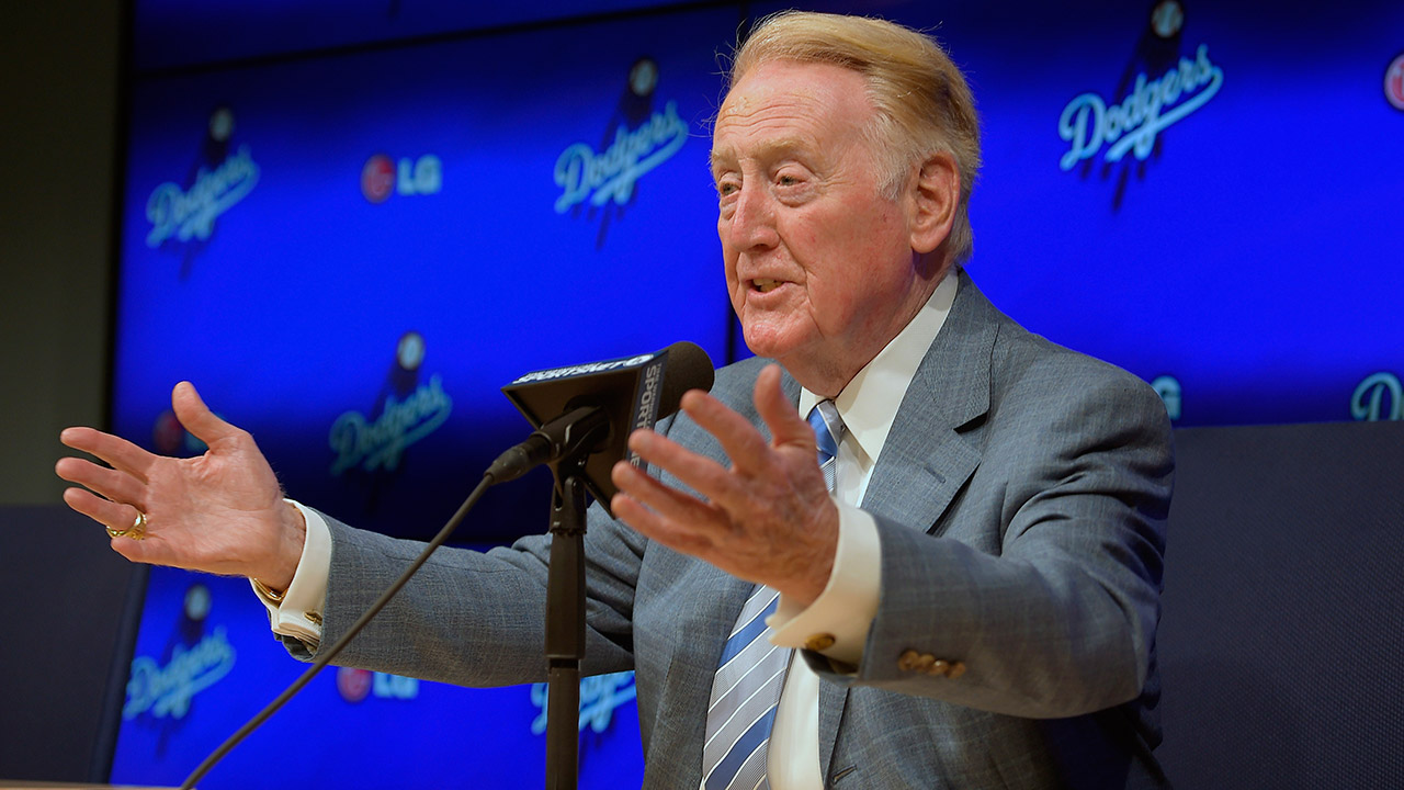 Vin Scully; Los Angeles Dodgers; MLB
