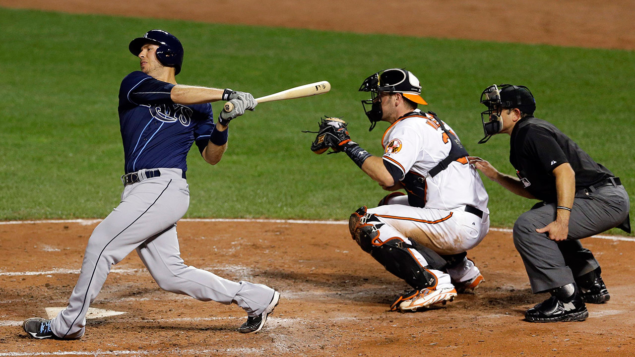 J.P. Arencibia homered and drove in six runs to back an impressive pitching performance by Drew Smyly, and the Tampa Bay Rays breezed past the free-falling Baltimore Orioles 11-2 Tuesday night (Patrick Semansky/AP)