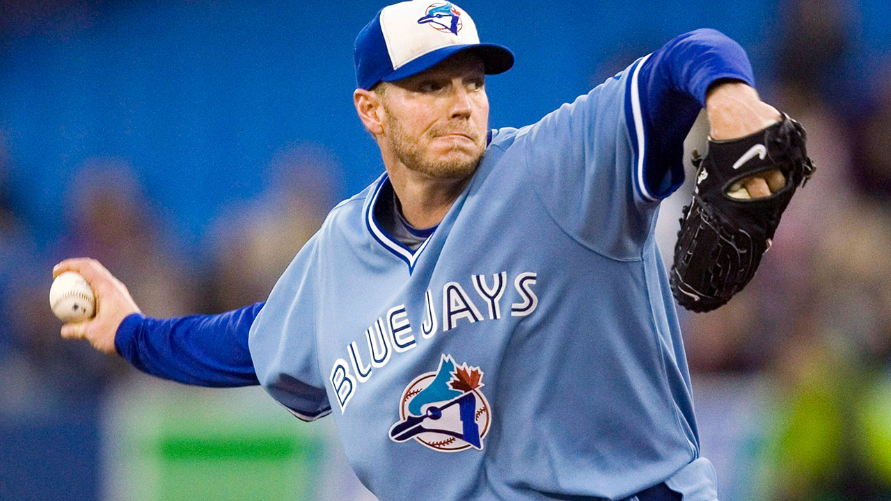 Roy Halladay set a Blue Jays club record for wins in a season with 22 in 2003. (Fred Thornhill/CP)
