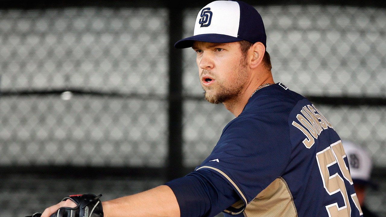Johnson had Tommy John surgery in 2007 and again in 2014. (Tony Gutierrez/AP)
