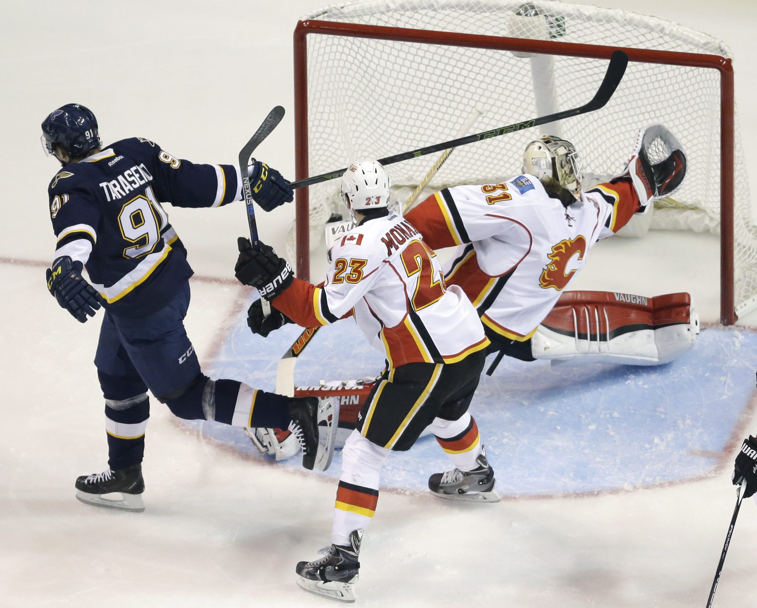 Vladimir Tarasenko, Sean Monahan, Karri Ramo