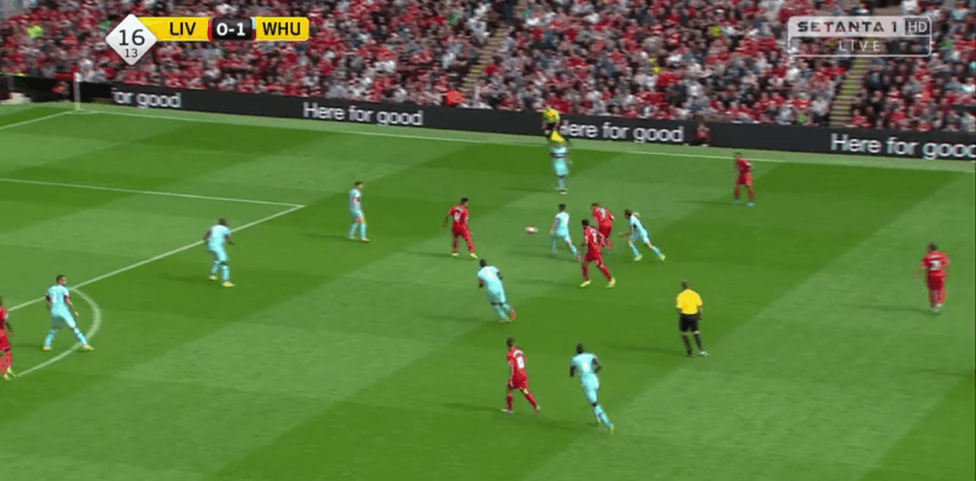rodgers liverpool pressing with 1