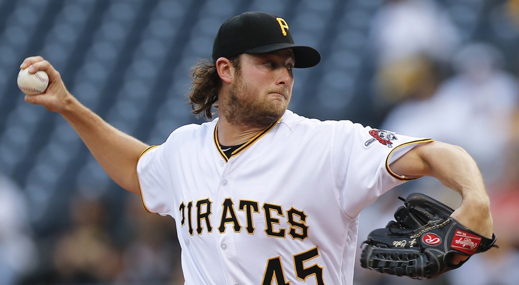 Astros acquire Gerrit Cole from Pirates in five-player trade
Pitcher Gerrit Cole