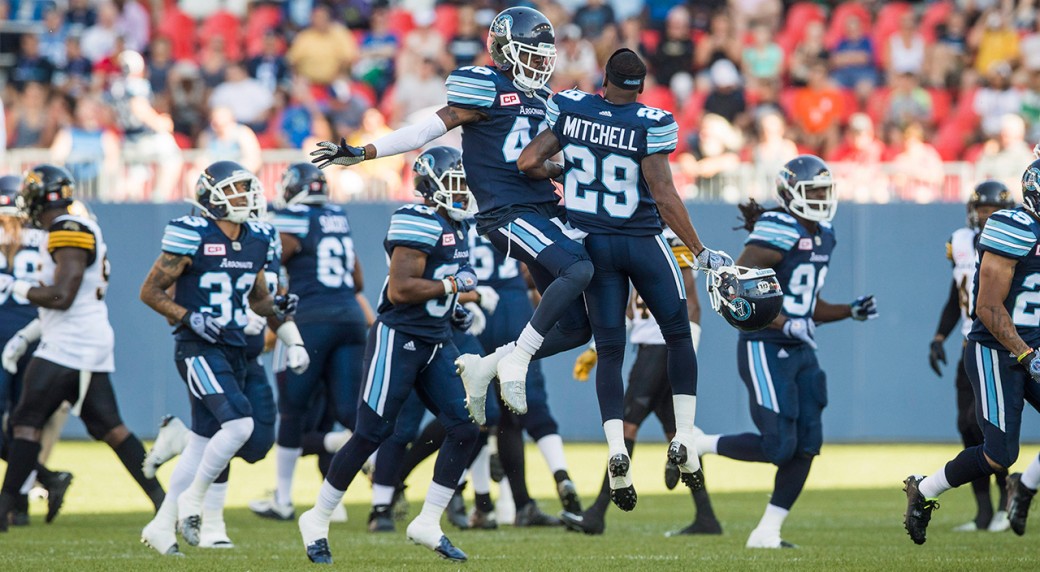 Argos earn exhibition win over Ticats in BMO Field debut  Sportsnet.ca