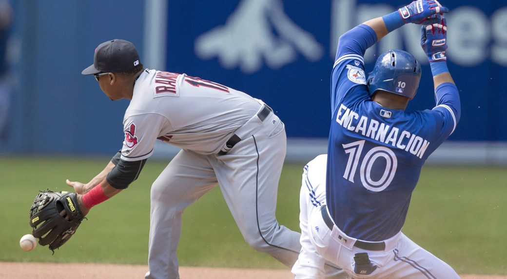 Encarnacion, Osuna lead Blue Jays over Indians 6-5
