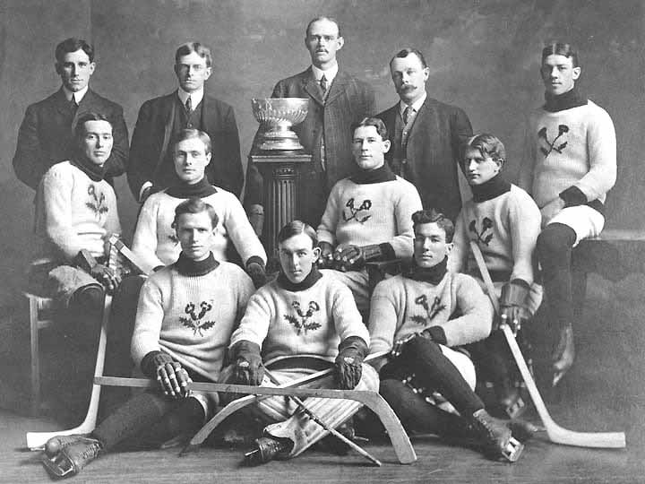 The Kenora Thistles won the Stanley Cup in January 1907, becoming the smallest community ever to do so. (Wikimedia Commons)