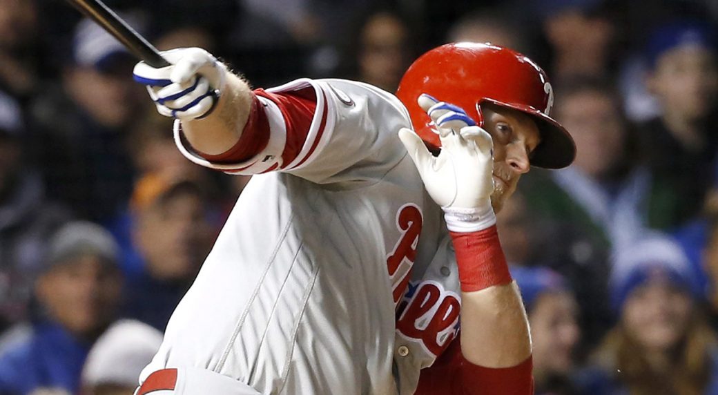 Phillies DFA Michael Saunders, Jeanmar Gomez; call up Cam Perkins, Hoby Milner