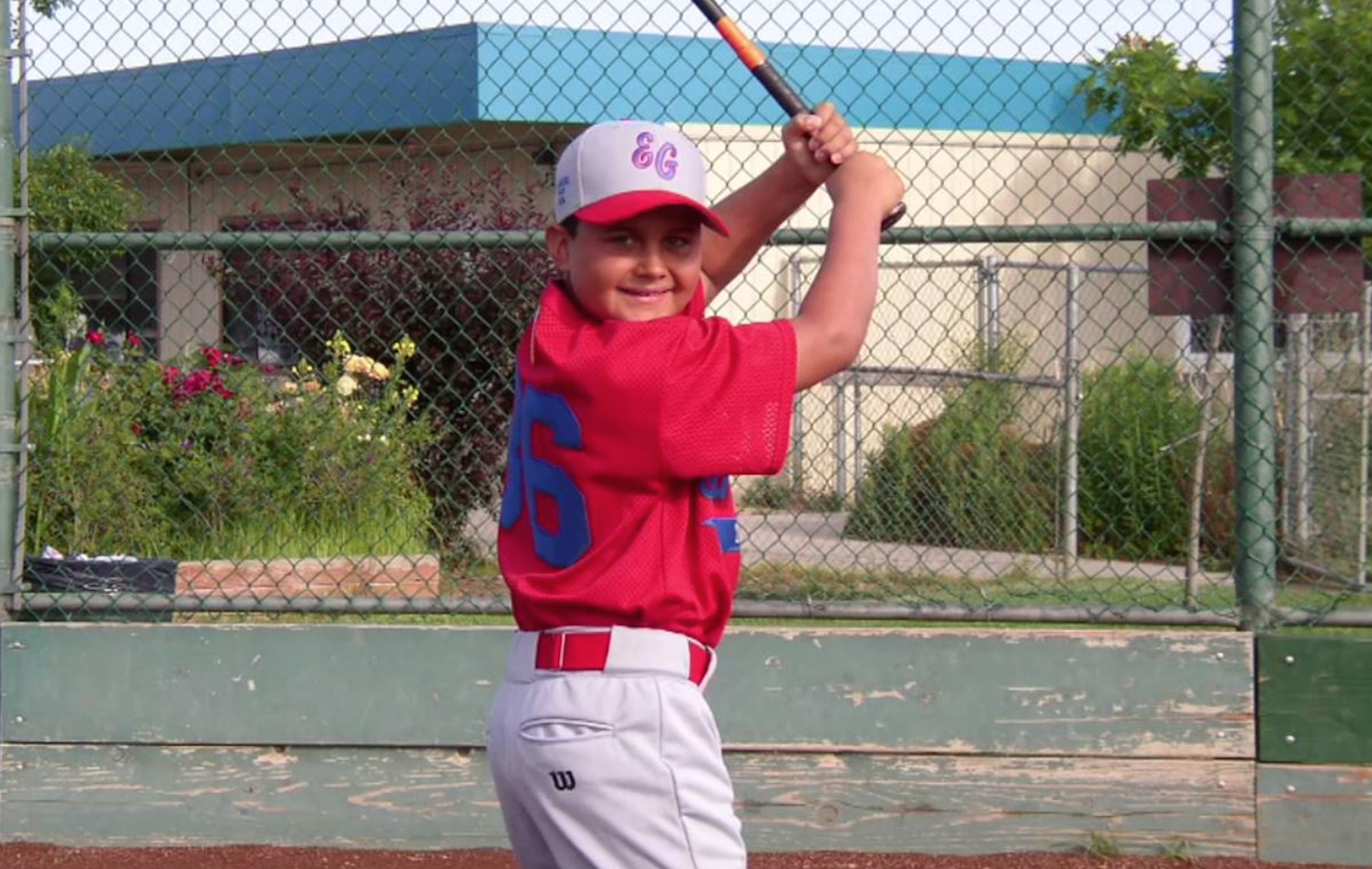 Toronto Blue Jays prospect  Rowdy Tellez as a youngster.