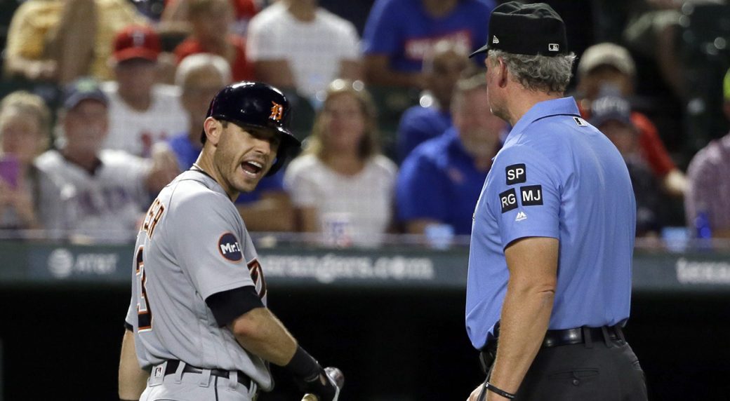 Umpires across Major League Baseball wear white wristbands in protest Umpires across Major League Baseball wear white wristbands in protest