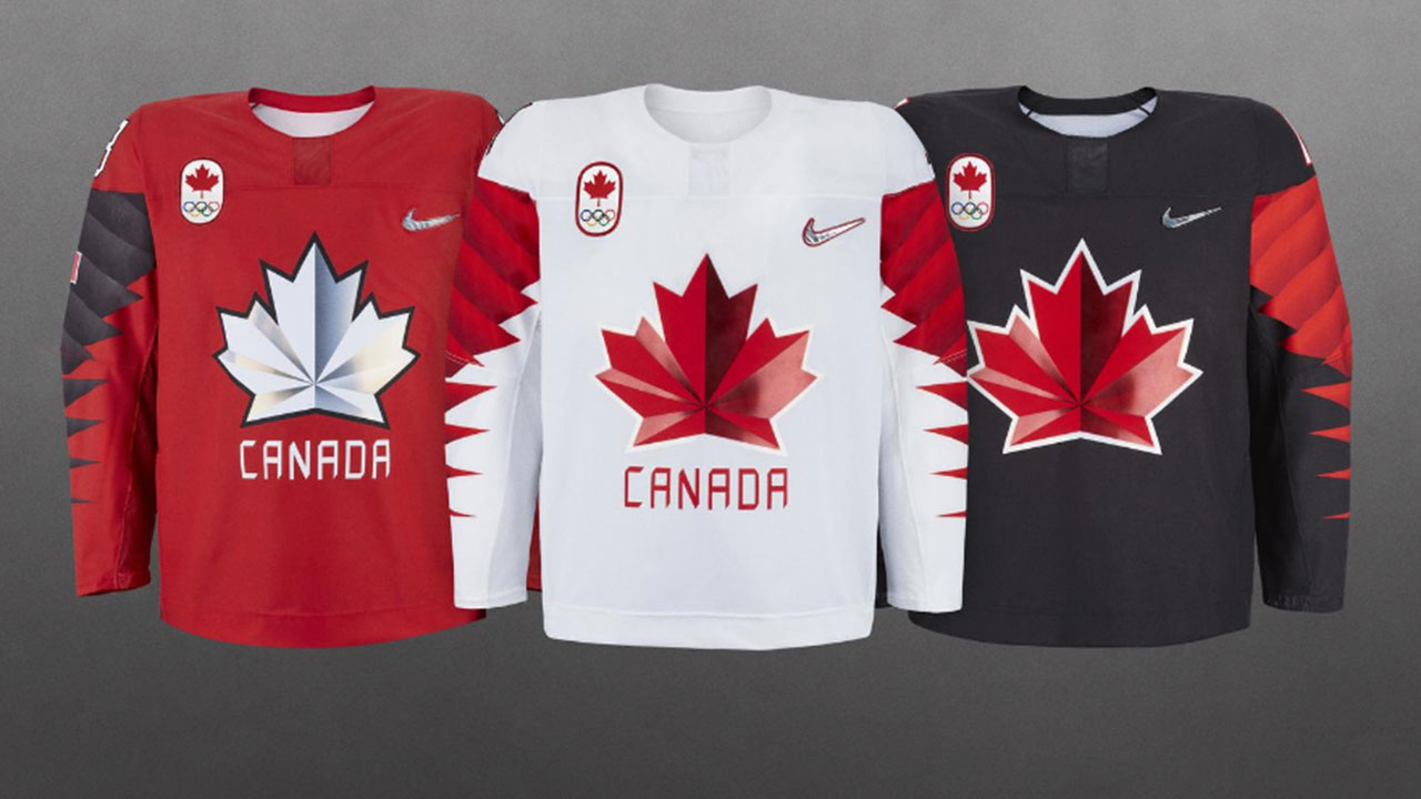 Nike unveils remaining Olympic hockey jerseys for Pyeongchang Games ...