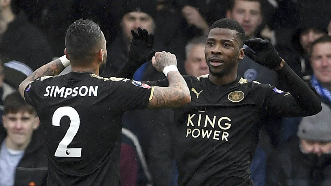 Iheanacho brace as Leicester thrashes Peterborough in FA Cup