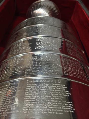 Kings' Names Engraved On Stanley Cup (photos) - Sportsnet.ca