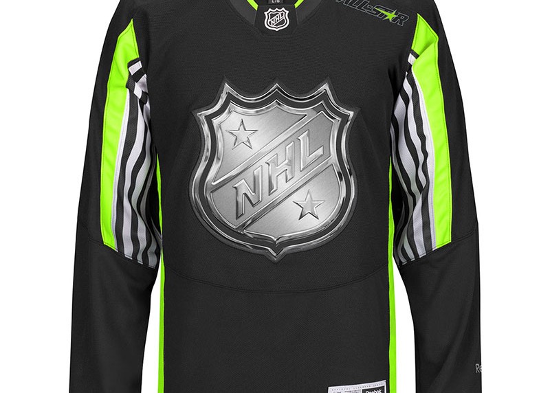 NHL unveils neon green 2015 all-star jerseys