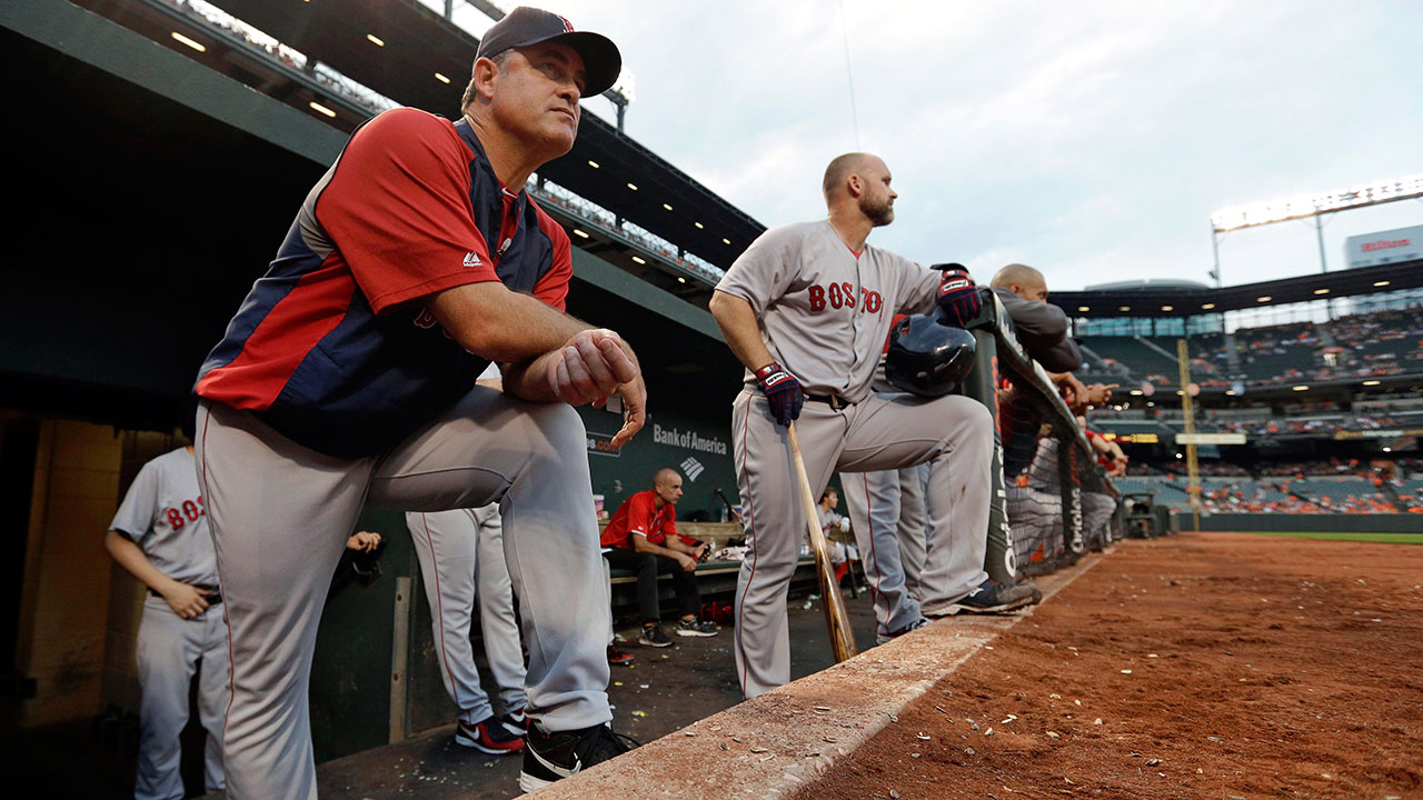 The Boston Red Sox have extended manager John Farrell's contract through the 2017 season, with a team option for 2018 (Patrick Semansky/AP)