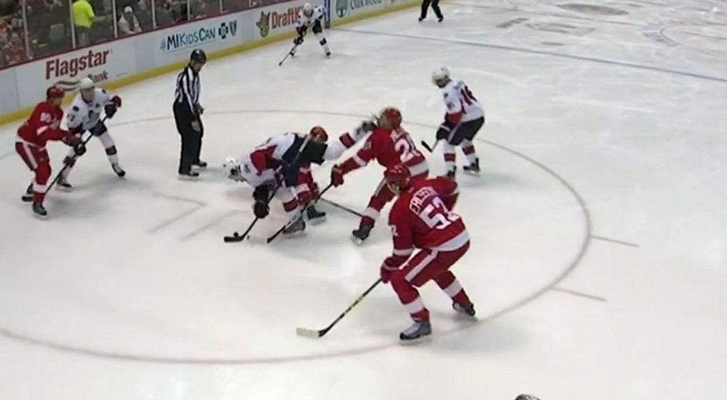 Red Wings' Drew Miller takes skate to face - Sportsnet.ca