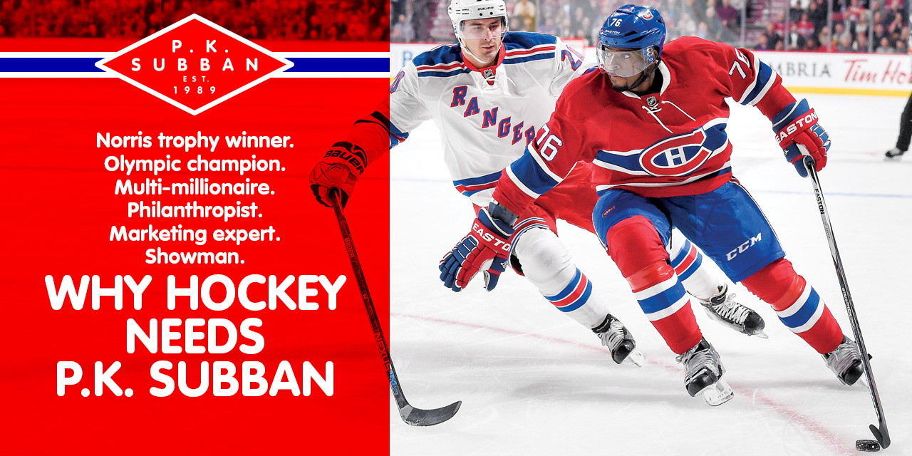 P. K. Subban quote: Most kids start playing hockey at the age of five