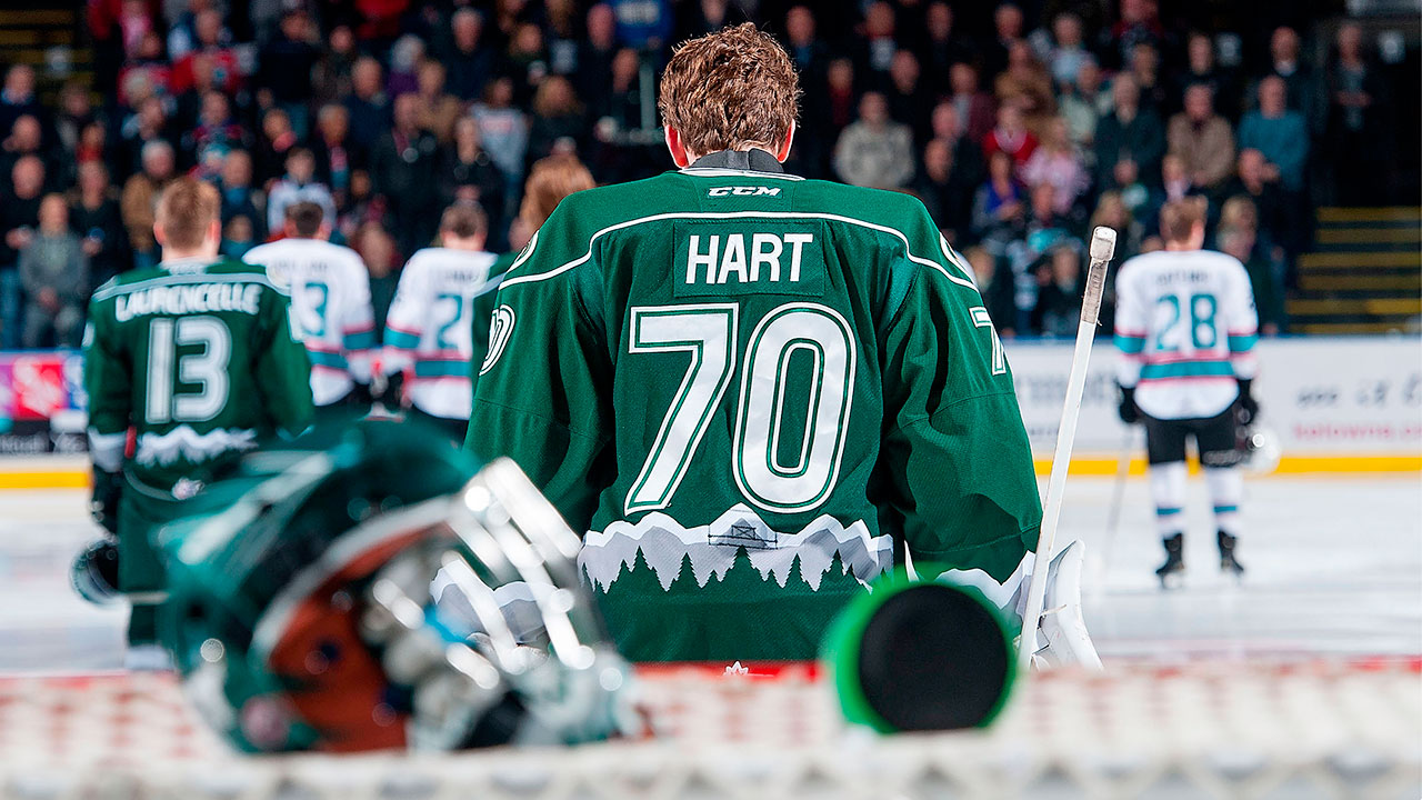 Carter Hart; Everett Silvertips; BMO-CHL Top Prospects Game; WHL; 2016 NHL Draft; CHL; Sportsnet; WHL Playoffs