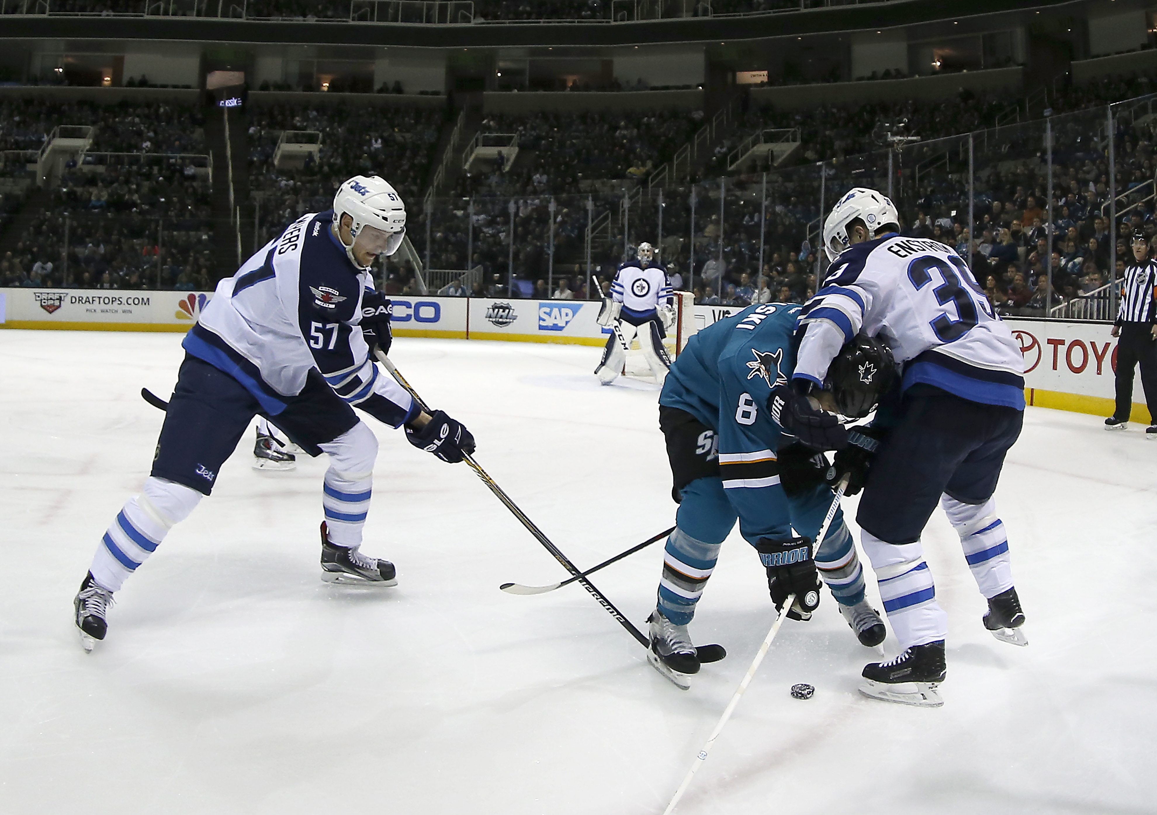 Joe Pavelski , Tobias Enstrom, Tyler Myers