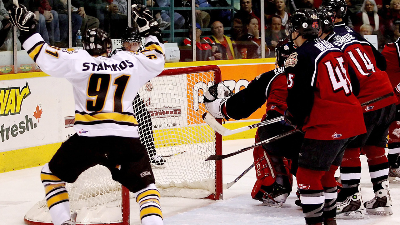 Steven Stamkos; Sarnia Sting; OHL; CHL; Tampa Bay Lightning; 2008 NHL Entry Draft