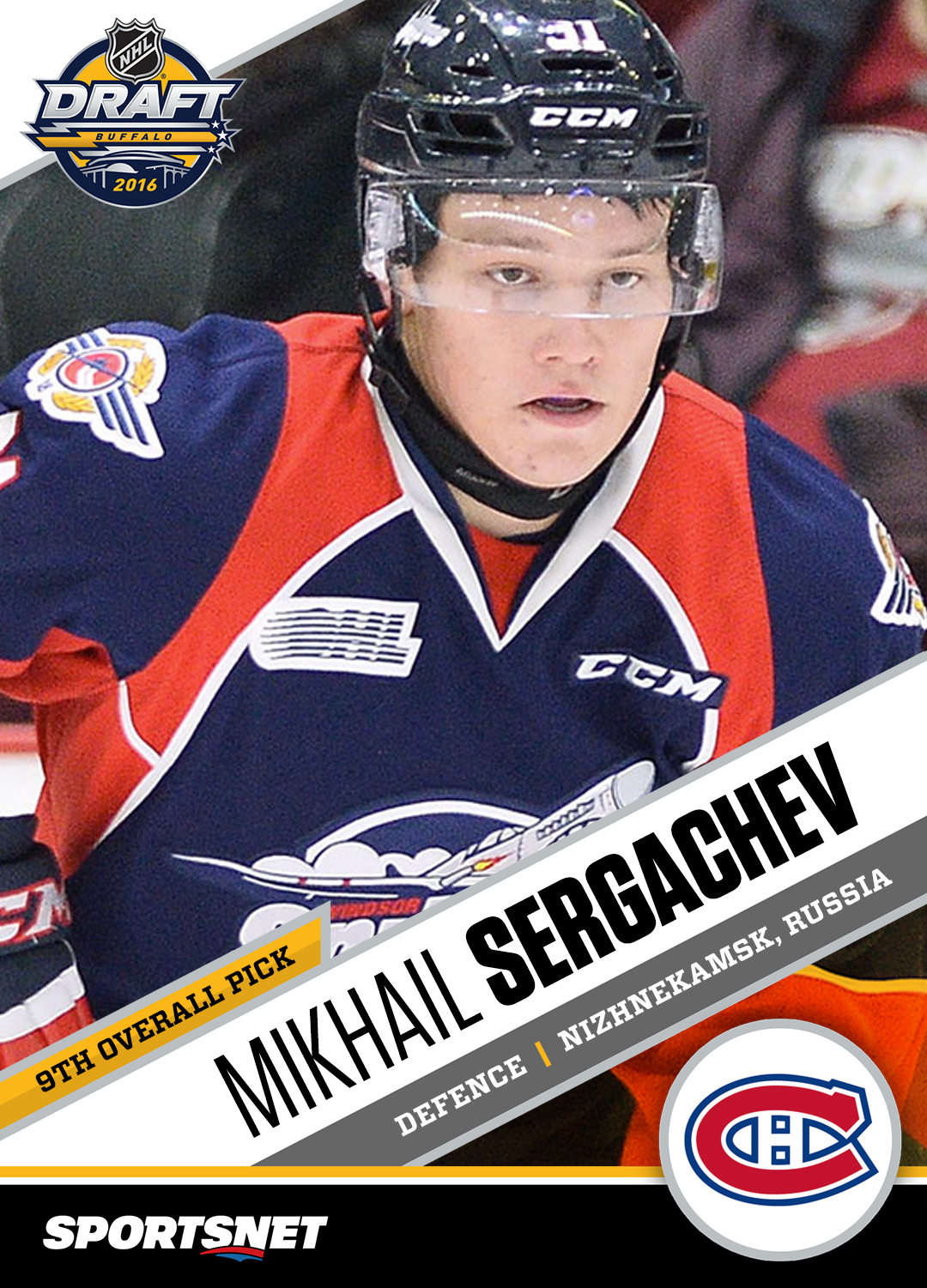 Spitfires' Mikhail Sergachev Named OHL Defenceman of the Year – OHL Writers