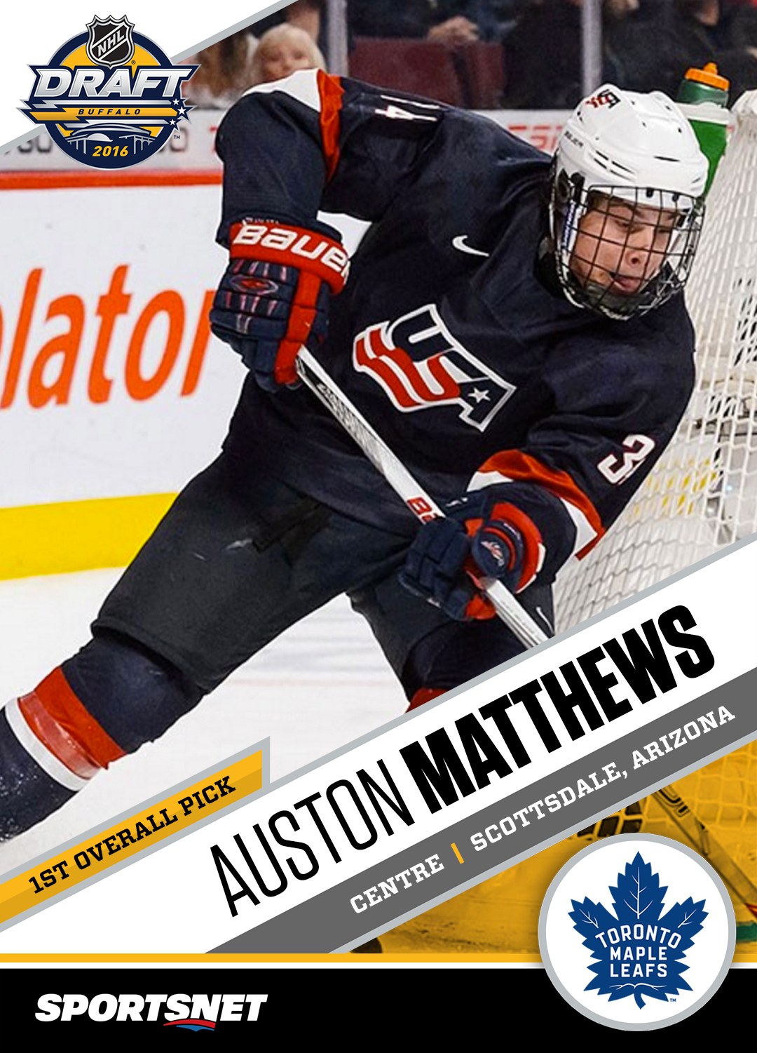 Zurich Lions announce signing of top-rated NHL prospect Auston Matthews