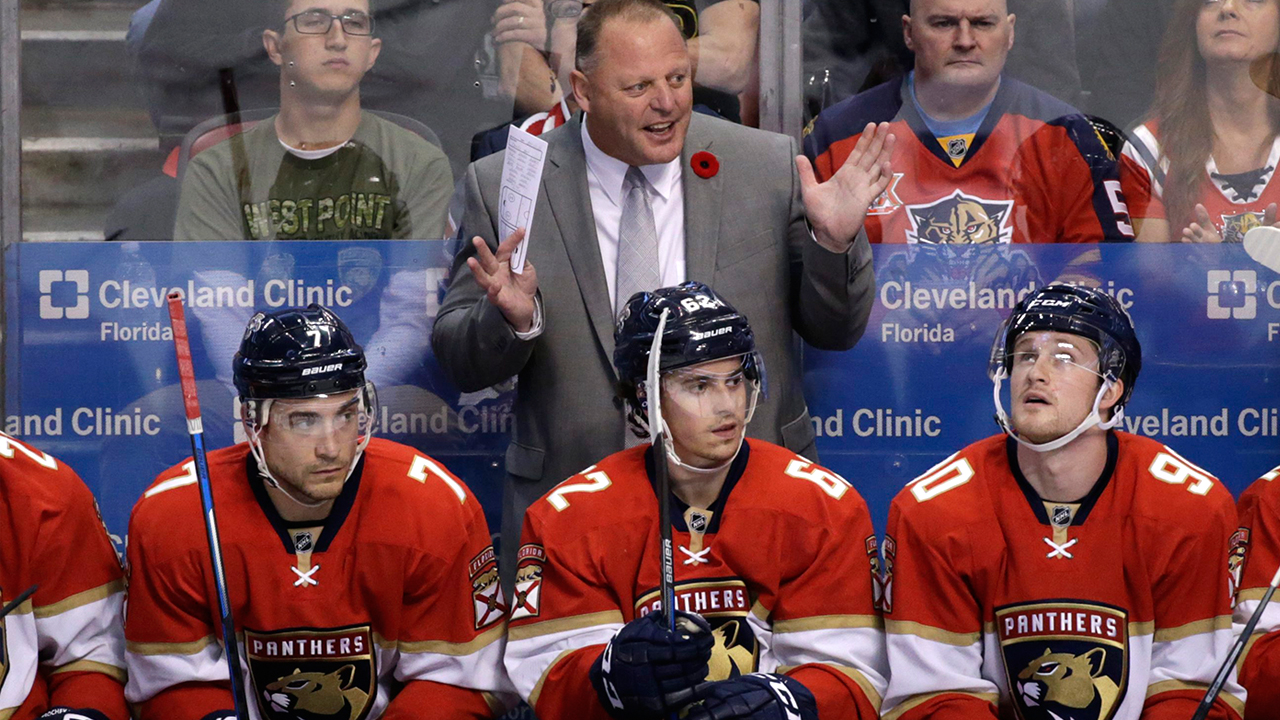 Gerard Gallant and the Florida Panthers. (Wilfredo Lee/AP)