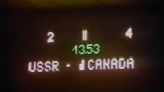 The brawl put an end to the USSR-Canada game in the second period, and the Canadians left the tournament without a medal. (CBC Sports)
