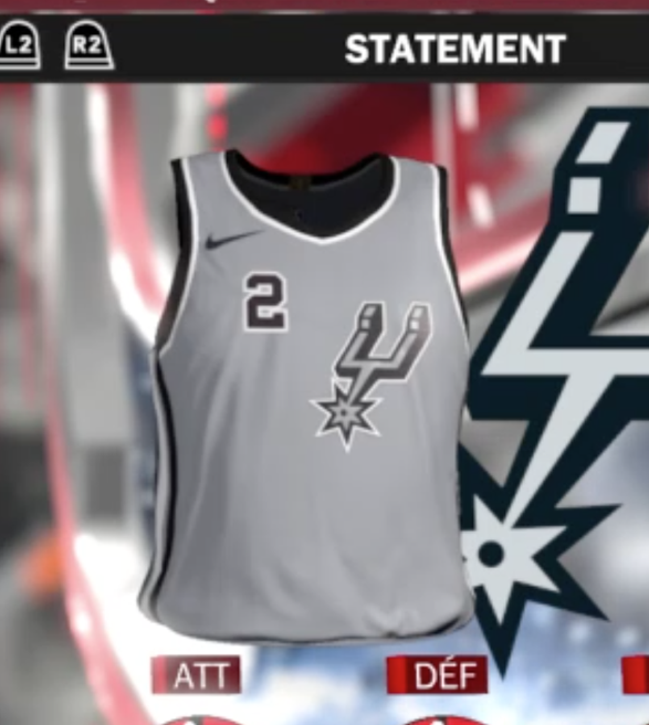 NBA 2K leaks what could be the final Spurs jersey design