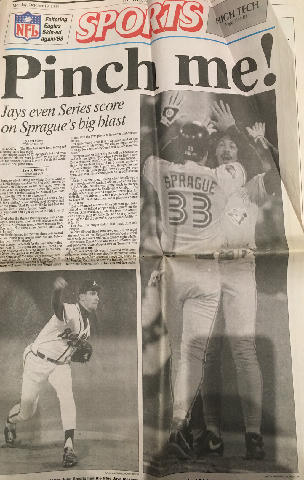 1992 World Series Time Capsule: Blue Jays win intense Game 3 at home