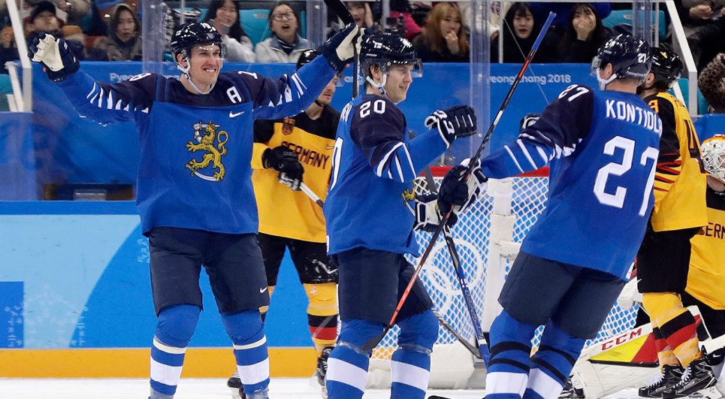 Image result for winter olympics 2018 finland hockey eeli tolvanen