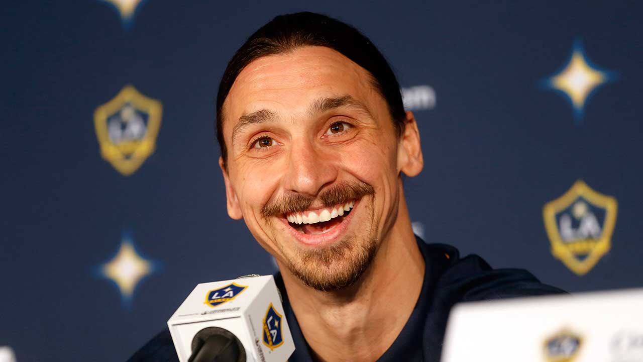 Ibrahimovic officially unveiled by Galaxy in first news conference