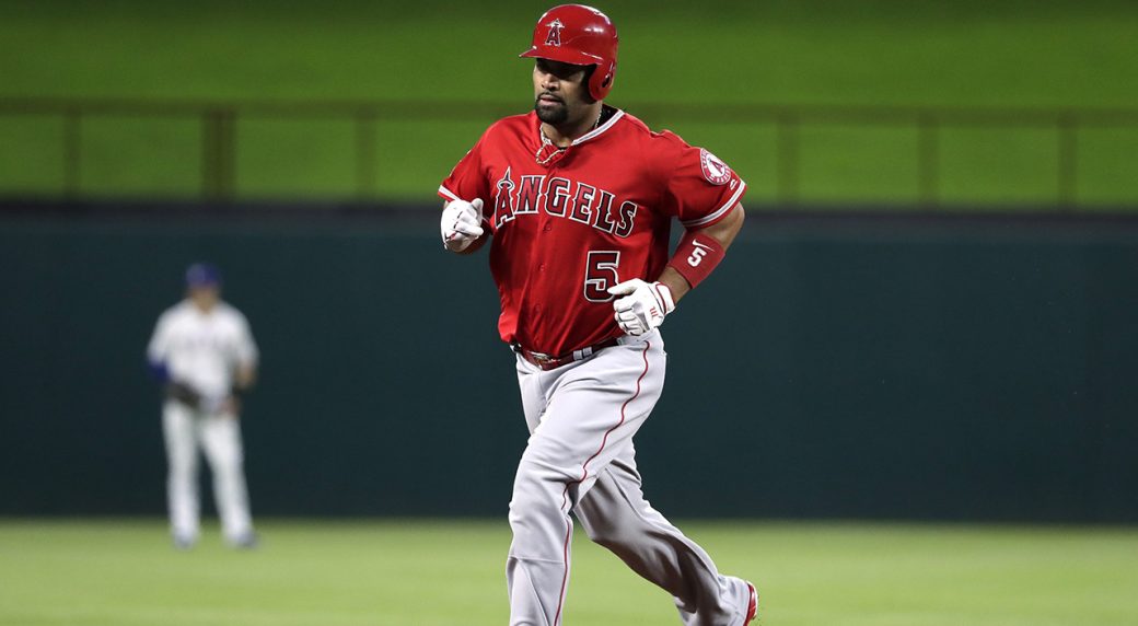 Trout and Simmons homer as Angels beat Rangers