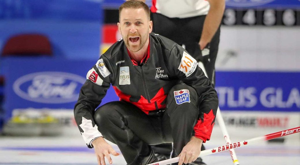 Canada's Brad Gushue Escapes With Win Over Italy At Curling Worlds ...