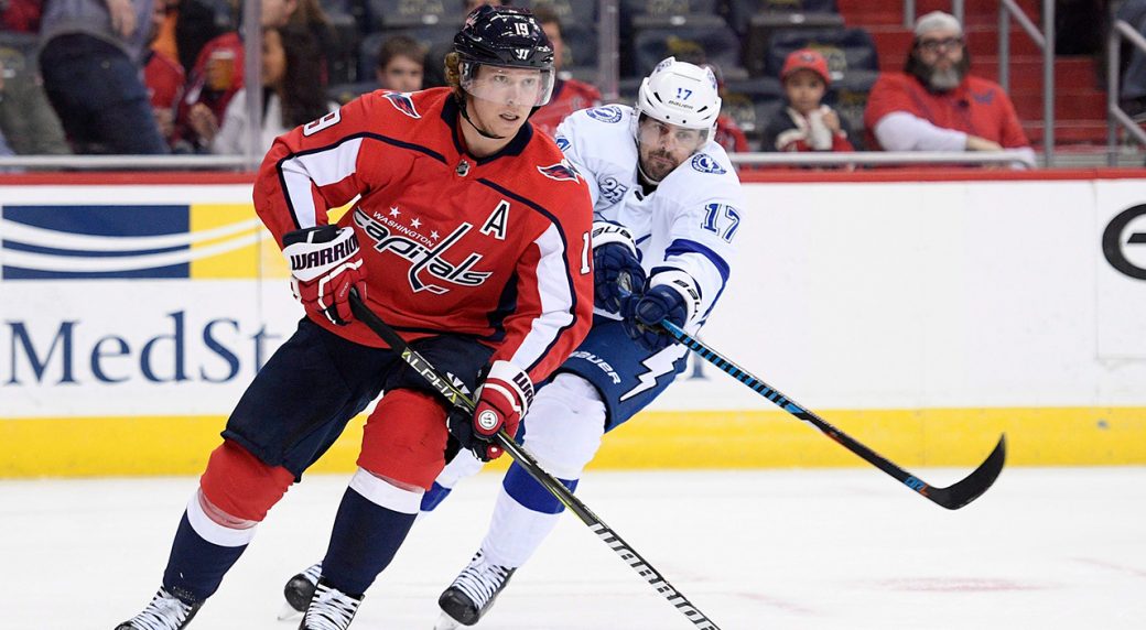 Capitals' Nicklas Backstrom not in lineup for Game 1 vs. Lightning ...