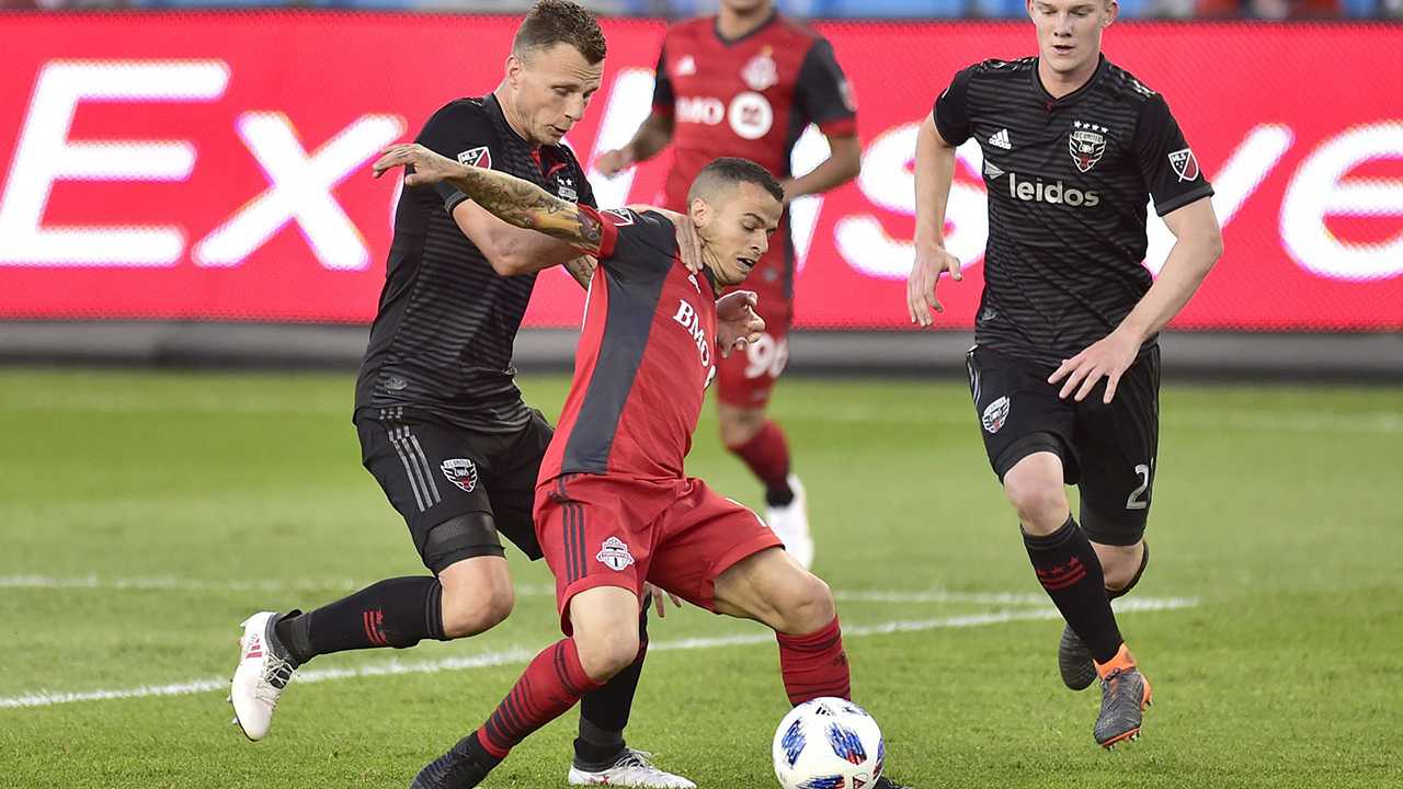 TFC comes from behind twice in wild draw vs. D.C. United
