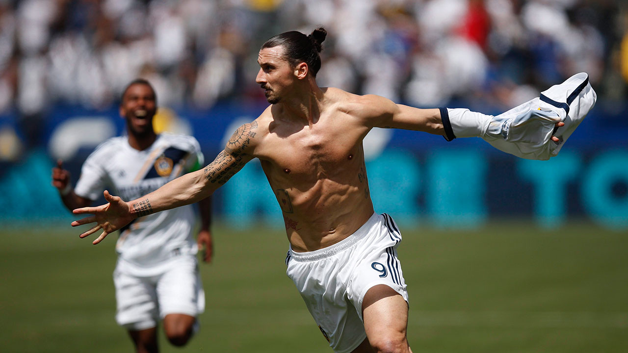 Ibrahimovic has first MLS hat trick, Galaxy rally past Orlando City
