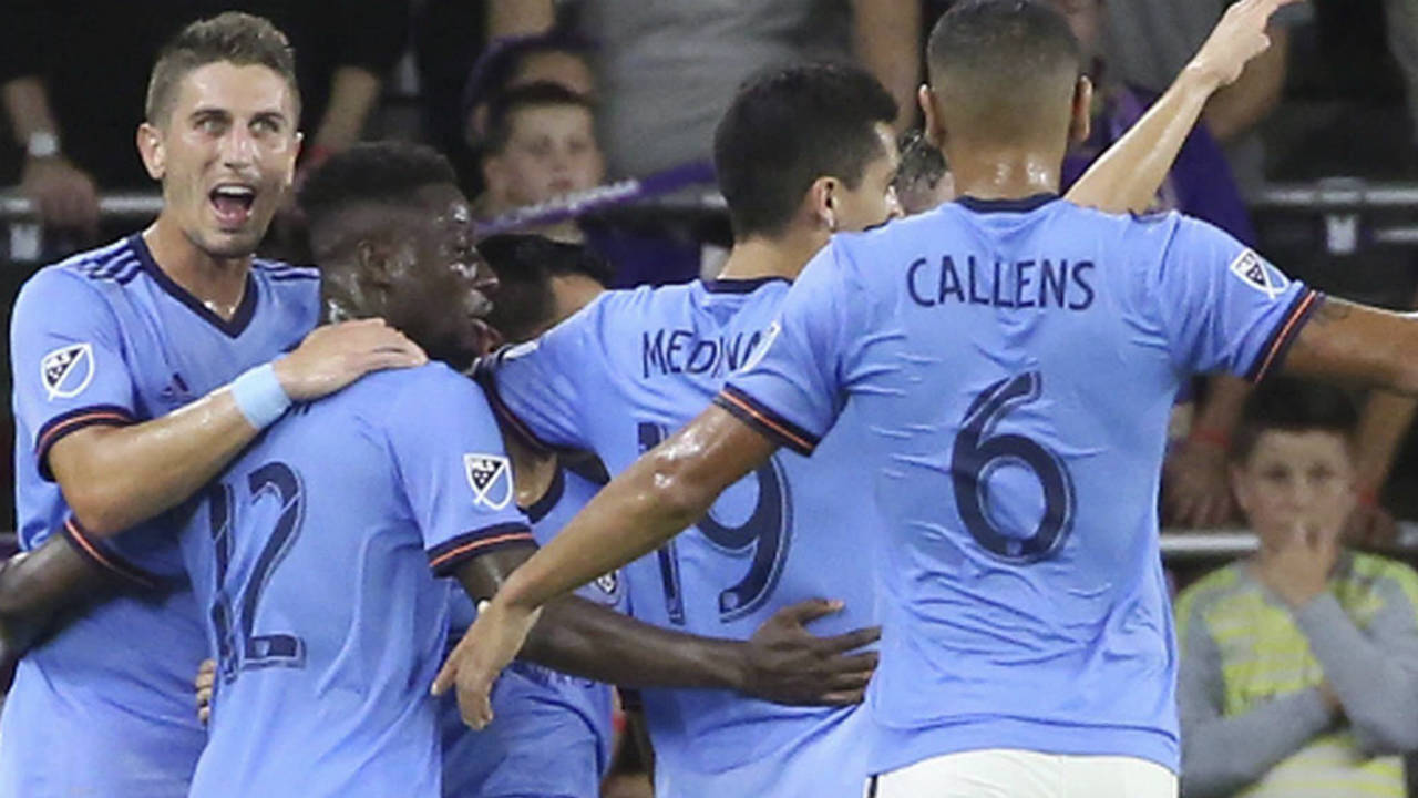 9-man NYCFC ties Red Bulls in Hudson River Derby