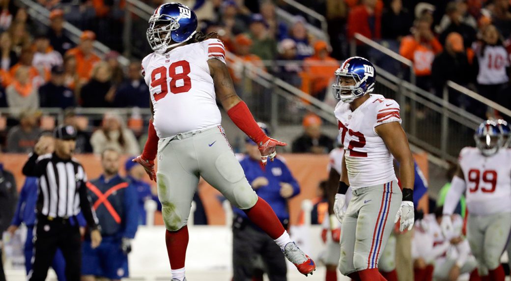 Lions acquire DT Harrison from Giants