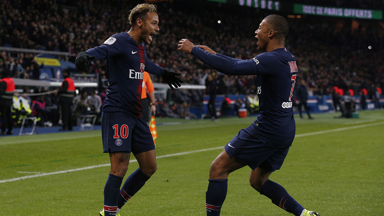Mbappe and Neymar score as PSG beats Lille for 12th win