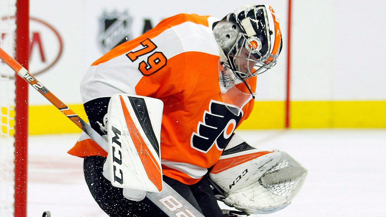 flyers goalie carter hart to make nhl debut vs red wings sportsnet ca