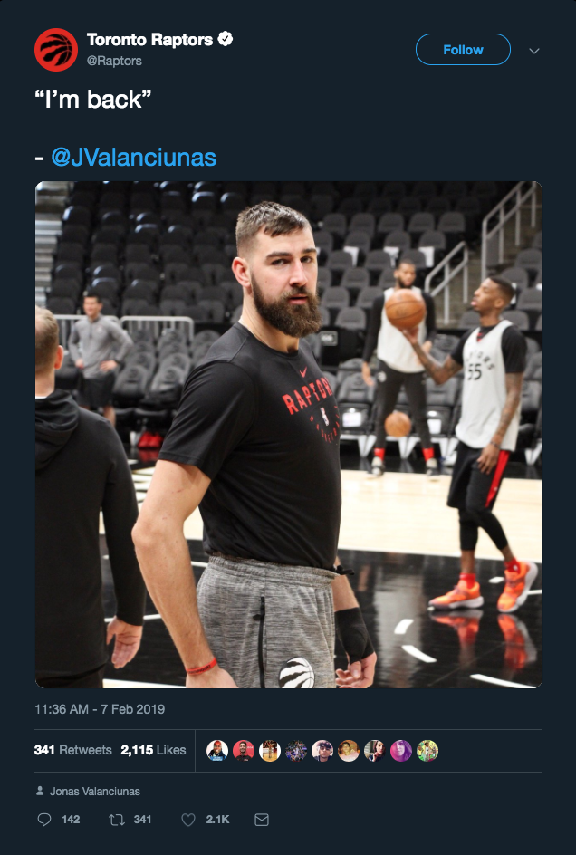 Raptors twitter deals