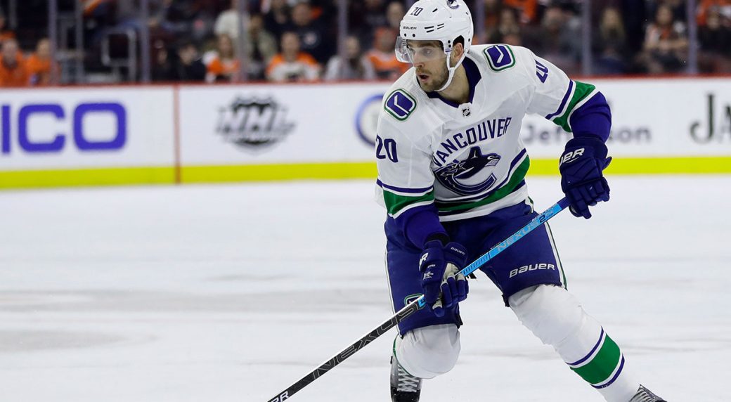 Vancouver Canucks centre Brandon Sutter undergoing surgery for sports hernia