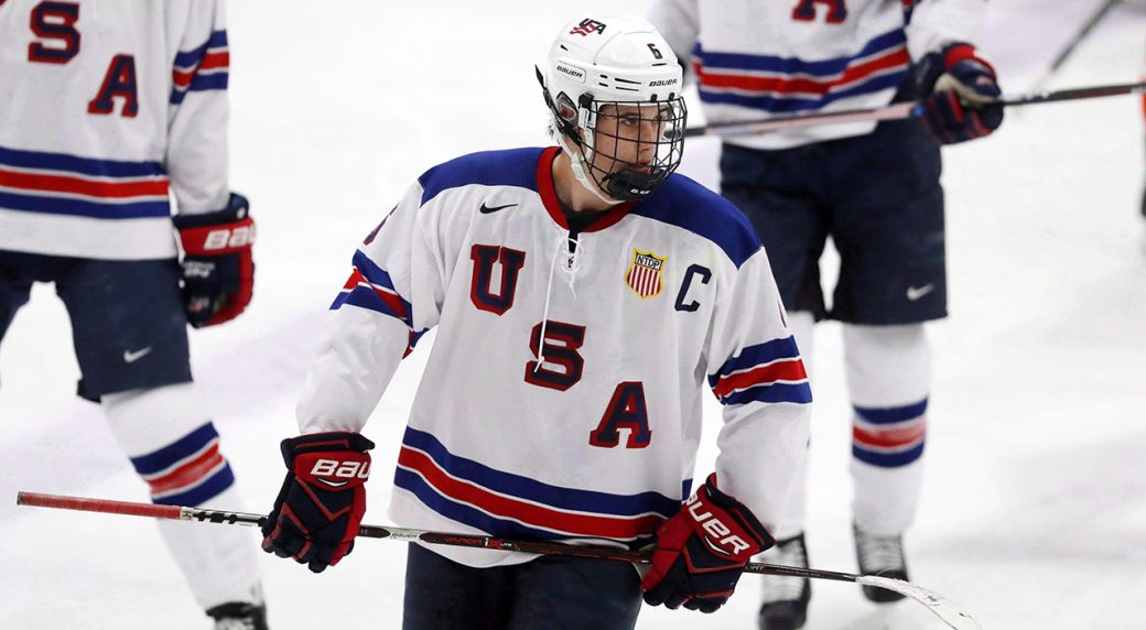 Jack Hughes, Cole Caufield set two USNTDP records on same ...