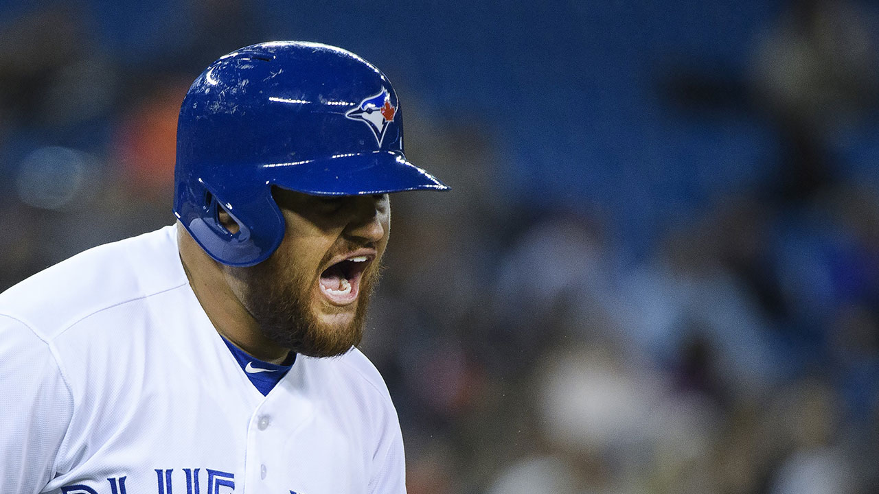 Going, going … girl! Rowdy Tellez lends his mighty swing to help Blue Jays  fans with their baby's gender reveal - The Athletic