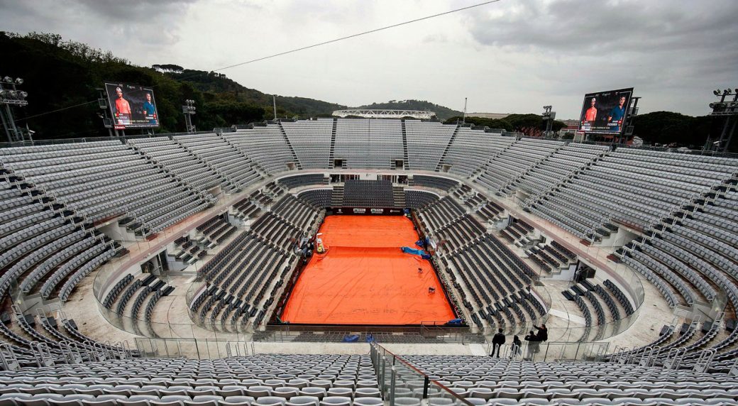 Rain postpones Federer, Nadal, Djokovic matches at Italian Open