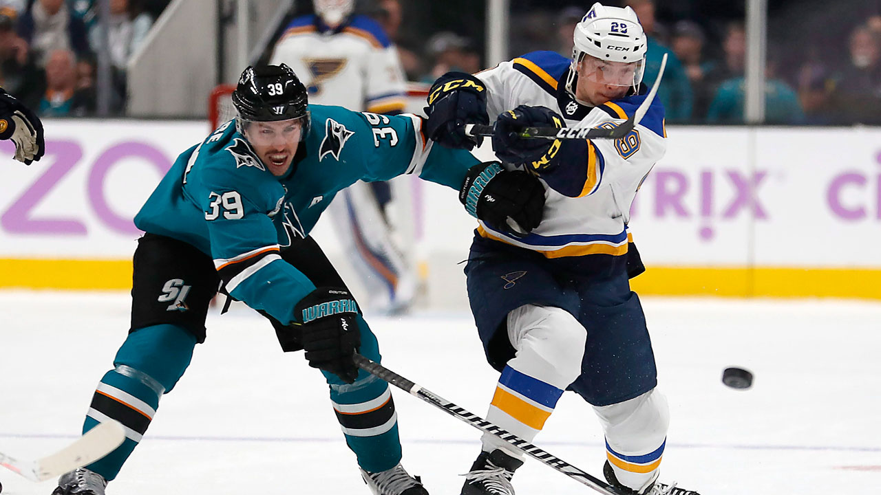 Saturday night's alright for fightin'. St. Louis visits San Jose for the first two games of the Western Conference Final